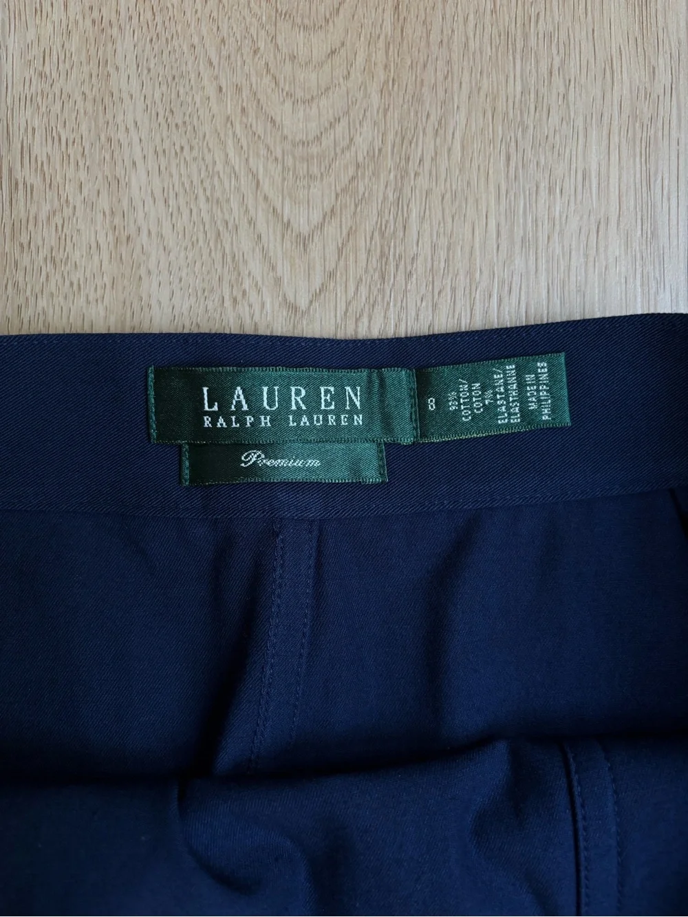 Lauren Ralph Lauren Navy Pencil Skirt Size 8